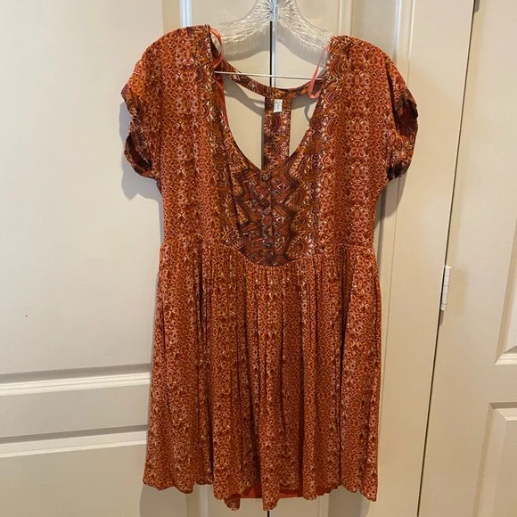 free people burnt orange dress Free People Burnt Orange Dress